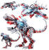 MZMSBAO 2 in 1 Dinosaurs Building Kits, 422PCS Educational Building Sets for Kids