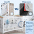 Pack 38x26 inch and Play Mattress Portable Crib Mattress for Travel, Memory High Density Foam for Toddle Baby, Dual