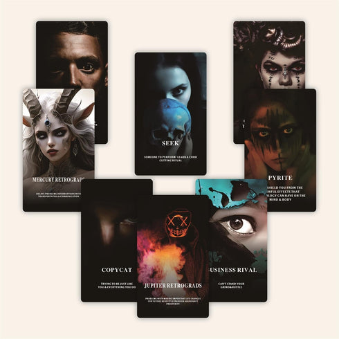 Evil Eye Oracle Cards, Haters Exposed, Insight and Discovery Deck for Wisdom and Revelation