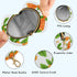 Orange Berries Round Pacifier Storage Case with Zipper, Portable Pacifier Case for Travel, Diaper Bag & Purse, Pacifier
