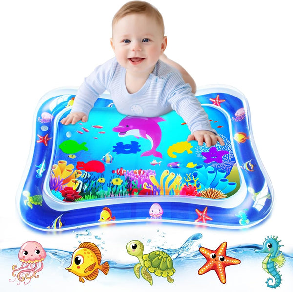 ZMLM Baby Tummy-Time Water Mat: Infant Baby Toy Gift Activity Play Mat for 3-12 Month Newborn Boy Girl Toddler Fun