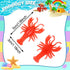 EVERMARKET 20 Pcs Mini Lobster Claw Crawfish Boil Party Supplies Soft TPR Lobster Food Models Fake Crawfish Party