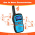 Wishouse Walkie Talkies for Kids - 4 Pack Family Radio Long Range, Outdoor Fun Toys for 4-8 Year Olds (No Battery