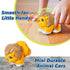 Kiddiworld 1 1-2, 1st 12-18 Animal Car Toys for Year Old Boy Gifts: Mini Trucks with Playmat/Storage Box for Toddler