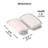 2 Pack Diono Soft Wraps Car Seat Straps, Shoulder Pads for Baby, Infant, Toddler, Reversible Soft Seat Belt Cushion