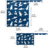 visesunny 2Pcs Fun Shark Wet Bag with Zippered Pockets Washable Reusable Roomy