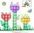 Everplay 30pc Magnetic Tile Building Block Set, Construction Magnet Tiles Toy Blocks STEM Educational Learning Kit