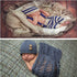 3 PCS Newborn Photography Prop Baby Hat Knitted Handmade Cover Diaper with Toddler Swaddle Blankets Wraps
