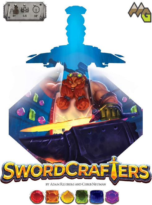 Swordcrafters - Assemble Your 3D Cardboard Sword, Constructive Board Game