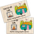 50 Pack Camping Theme Scratch Off Game, Campervan Roaring Campfire Scratch Card for Baby Shower Birthday Party Lottery Group Camping Games Enterprises Activity, Baby Shower Idea