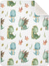 Cute Dragon Baby Blanket, Soft Cozy Reversible Nursery Receiving Swaddle for Boys Girls, 30x40 in