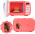 BoterLun Set 6 3+ Microwave Toys Kitchen Play with Light Sound,Kids Pretend Play Electronic Oven with Play Food