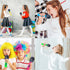 10 PCS Inflatable Microphones, Blow up Microphone Plastic Toy for Sing Birthday Party Decorations, Musical Supplies