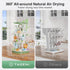 3-Tier TAZENI Baby Bottle Drying Rack with Drain Pipe, Modular Baby Bottle Rack Dryer for Infant Feeding Accessories