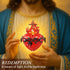 Set,Sacred Women(667 VONADO Jesus Heart Building Heart Model Compatible with Lego,Bible Themed Christian Decorative