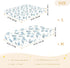 miaozhen 1 Pack 52x28 Cotton Crib Sheets for Baby Boys Girls Soft Breathable Baby Blue Playful Kea Toddler Mattress