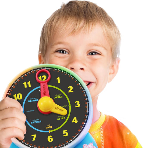 BEST LEARNING Learning Clock - Educational Talking Toy to Teach Time with Quiz and Music for Kids Ages 3-6