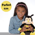 Garden Buzz Cuties Nana The Bee - Plush Bumblebee Stuffed Animal with Smile Face and Yellow Wings