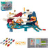 Toy Car Ramp Track, Climbing Hills Railcar Colorful Vehicles Construction Play Set