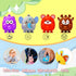 sdatoy 48 3D Pcs Party Favors for Kids, Animal Pop Fidget Toys Bulk, Sensory Bath Suction Toys for Toddlers, Carnival