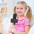 Gadpiparty Fake Microphone Model - 2pcs Realistic Mic Toy with Mic Flag for Kids Pretend Play Party Favors