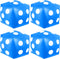 4 Pieces Jumbo Inflatable Dice, 12.6 Inch Large Fun Dice Toy for Indoor Outdoor Lawn Game Pool Party