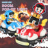TAGGIVAN (2 Set) 2-Player 38, Remote Control Bumper Cars Toy Cars Rechargeable RC Ejector Vehicles with Music & Lights