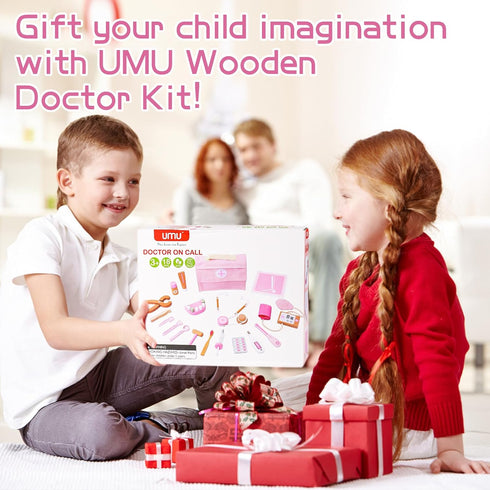 Doctor’s Kit Play Set for Kids - 18 PCS Pretend Toy Doctor Role Play Set for Toddlers Ages 3+
