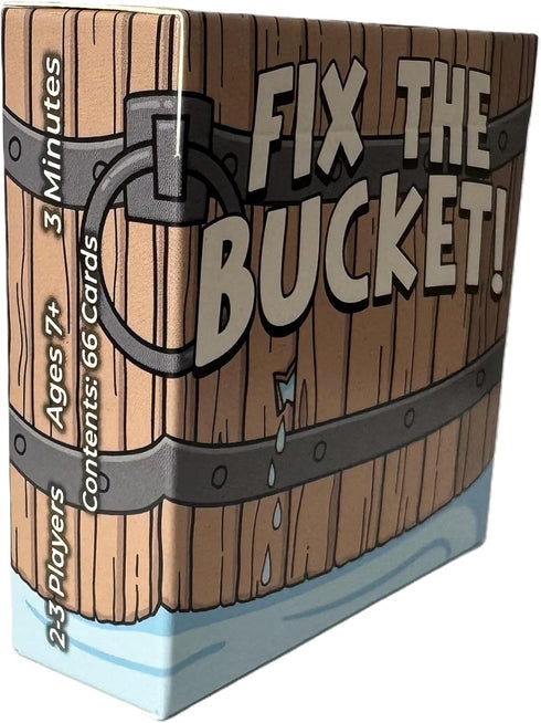 Cabooses in the corner 7+, 23 Fix The Bucket! Card Game Folk Song Inspired Quick Family Game for Kids & Adults, Fun