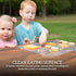 Clear Disposable Placemats - Sticky Transparent Table Mat for Baby, Toddler, Kids, Adults - 40 Pack