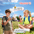 HEWEIMEI 3-12 Video Walkie Talkies for Kids, Rechargeable Kids Walkie Talkies with Screen Display & Voice Changer