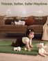 2-in-1 Hikiddy Baby Floor Play Mat : Padded Foam Play Mat for Playpen & Ball Pit for Infants and Toddlers