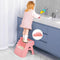 Onasti Toddler Step Stool Foldable Kids Step Stool,Bathroom Stool for Toddlers Non-Slip