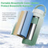 PeacefulHues 360 24 2pcs 10oz Portable Breast Milk Cooler with Total Cooling for Hours Outdoor Breastmilk Chiller