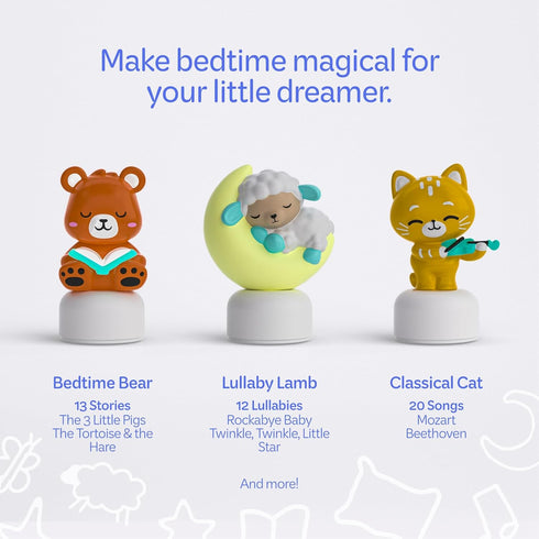 Move2Play, Dozi 3+ Sound Machine | Cute Sleep Toy + Sound Machine | Hrs Thoughtfully Made Bedtime Content | Moonlight