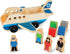 Melissa & Doug Wooden Airplane Play Set with 4 Play Figures and