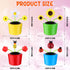 4 Solar Dancing Bee Toy, Solar Powered Dancing Sun Flower in Colorful Pots, Animated Bobblehead Dancer