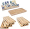 Wooden Domino Trays/Racks Set of 8 Mexican Train Domino Trays/Racks Double 12