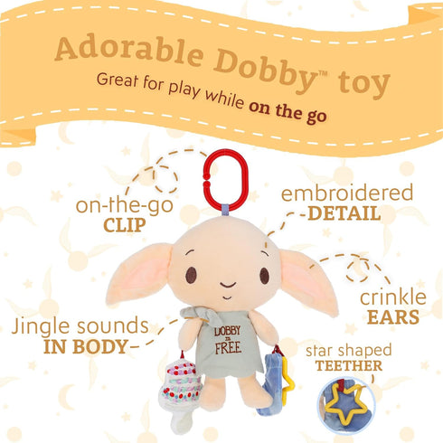 Harry Potter Dobby Activity Toy - Portable Fun for Newborns and Babies