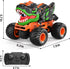 3-5 1:24 3+ TEMI Remote Control T-rex Truck for Kids Years, Scale Monster Truck with Roar, Light and Mist Spray, High