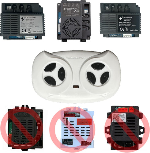 JR1602 FCC 2.4G Bluetooth Remote Control for Ride On Car, Transmitter Accessories for Kids SUV