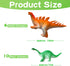 16pcs 3+ Dinosaur Series - Temperature Color Changing Bath Toys, Water Table Toy for Easter Egg Fillers,Goodie Bags