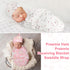 3 Pack Preemie Swaddle Blanket with Hat Set, Baby Receiving Blanket for Preemie Newborns