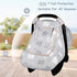 3D Windproof Baby Car Seat Cover, Mink Dot Infant Car Seat Canopy with Breathable Mesh Window, Baby Carrier for All