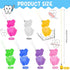 Haomian 140-Piece 7 Tooth Saver Necklaces Little Box for Lost Teeth, Milk Teeth Storage Cases Tooth Fairy Bag, School