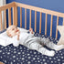 4 Pack, Set Crib Sheets Fitted Crib Sheets for Standard Size Crib and Toddler Mattresses, Soft and Breathable Baby Gift
