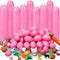 Deekin 100 Pcs Plastic Easter Eggs Fillable Empty Colorful Bright Eggshells for