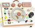 Joyreal Toddler Busy Board with LED Lights, Steering Wheel, Sounds, Montessori Toys
