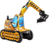YOTHORN Self Standing 4D Foil Construction Balloon,Large Excavator Balloon, Digger Engineering Vehicle Balloons