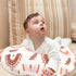 Ultra Soft Rainbow Car Seat Cover and Nursing Pillow Cover